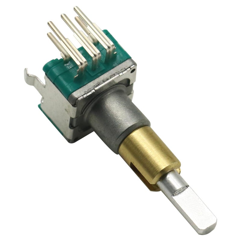 GODIYMODULES 1Pcs EC11EBB24C03 Handle 25mm Dual Axis Encoder with Switch 30 Positioning Number 15 Pulse Point - Image 1